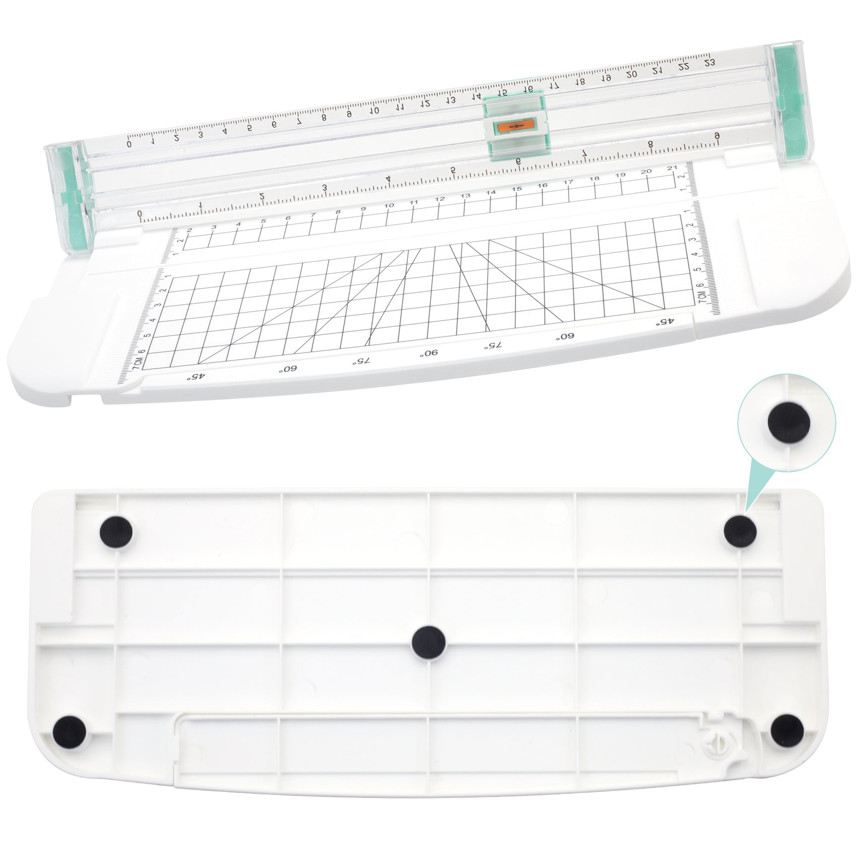 Meafeng Paper Cutter, Paper Cutter A5, Cutting Machine Paper with Automatic Safety Fuse, Paper Cutter for Scrapbooking Paper, Photos, Craft Project, Label