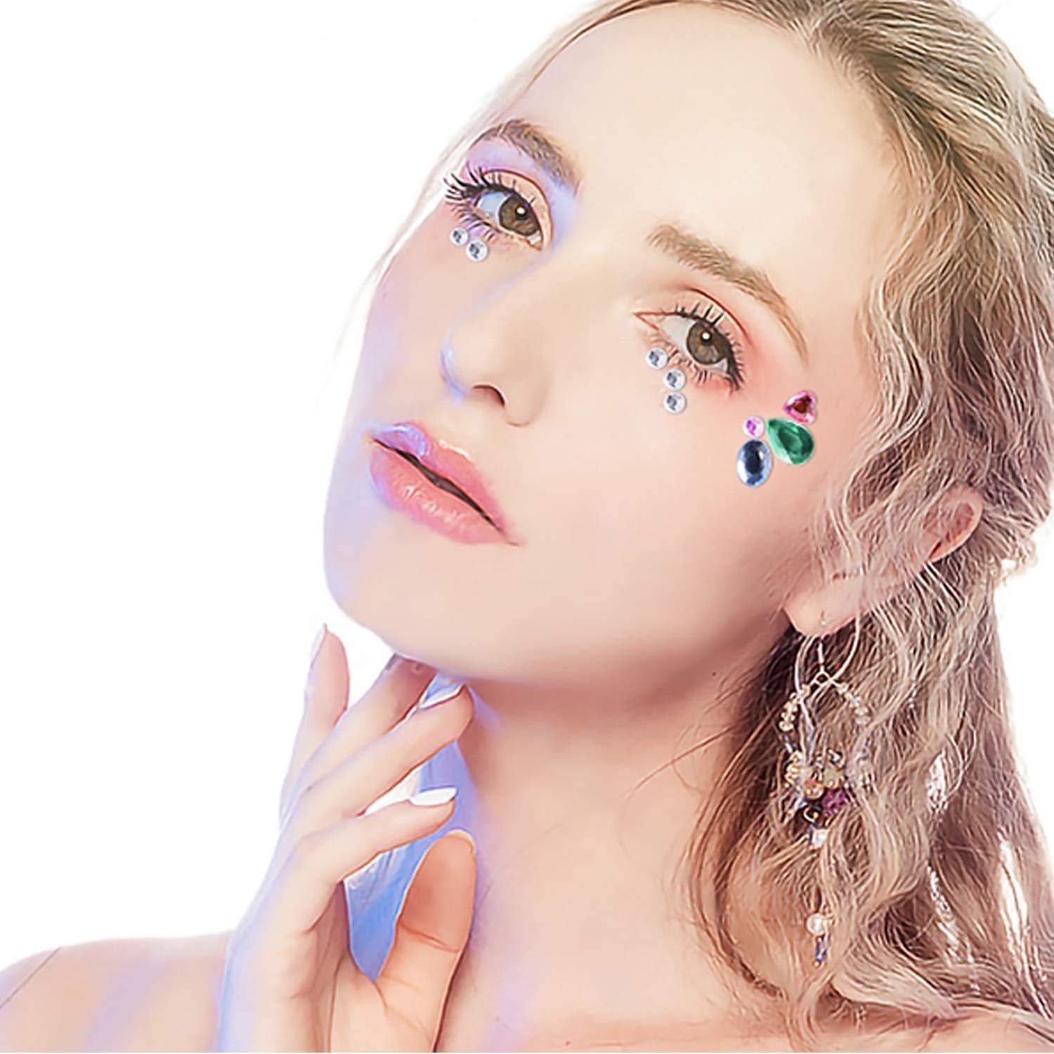 Self Adhesive Gem Stickers, 1200+ Jewel Crystal Sticker Gems Rhinestone Stickers for Kids & Adults