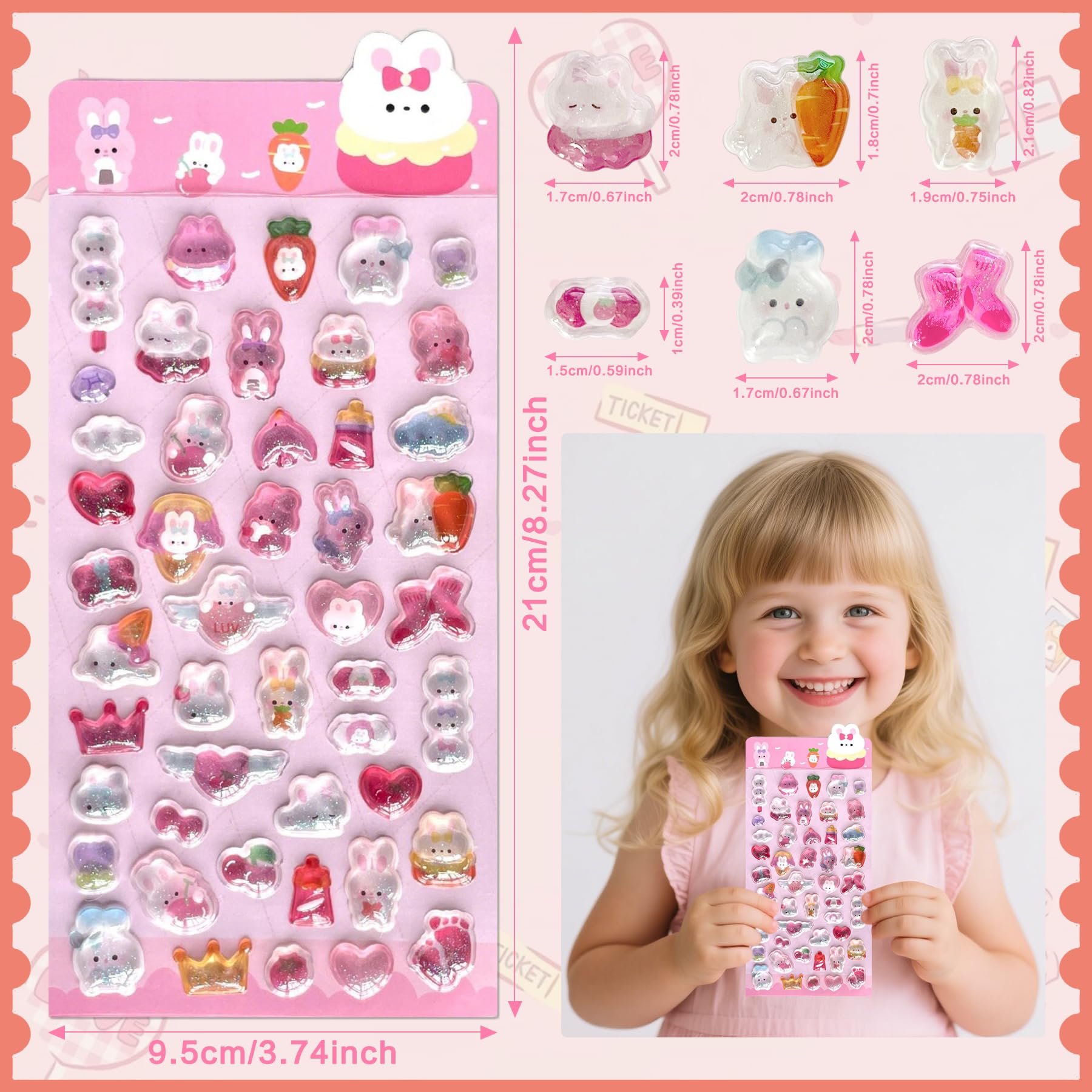 286PCS Resin Charms for Crafts – Assorted Flatback Charms with Ghosts, Rabbits, Pandas, Cats, Penguins & More, Cute Embellishments for Slime, Scrapbooks, Phone Case, Jewelry & DIY Projects
